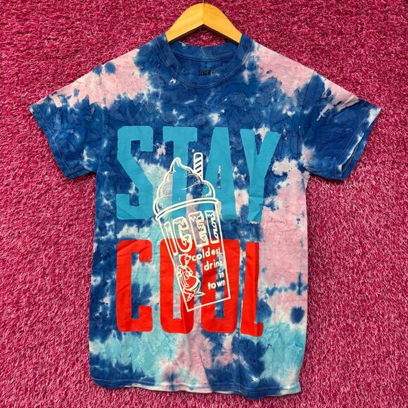 Icee Coldest Drink Stay Cool Tie Dye T-Shirt Small - Picture 1 of 4